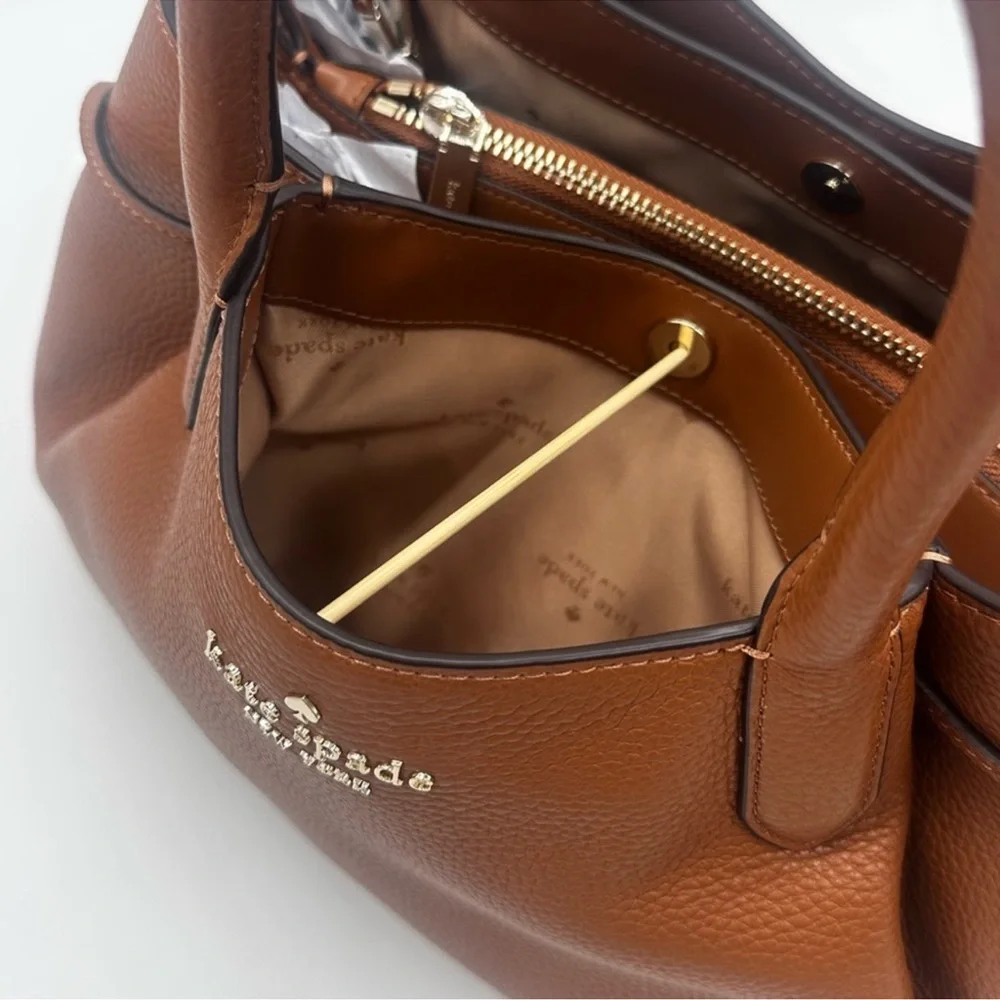 Kate Spade Large Dumpling Satchel Crossbody Bag & Leather Slim Bifold Wallet - Picture 7 of 14